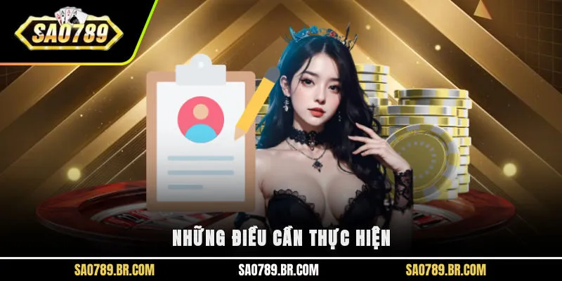 Những điều cần thực hiện