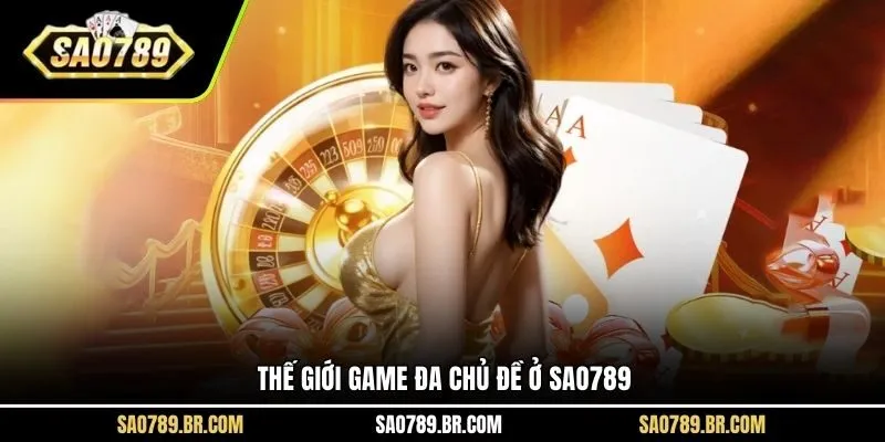 Thế giới game đa chủ đề ở Sao789